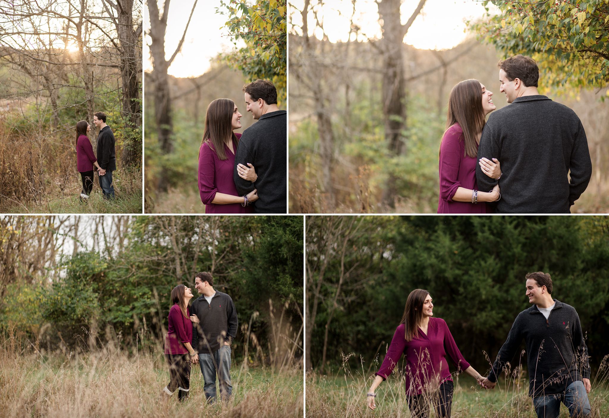fall engagement session castlewood state park
