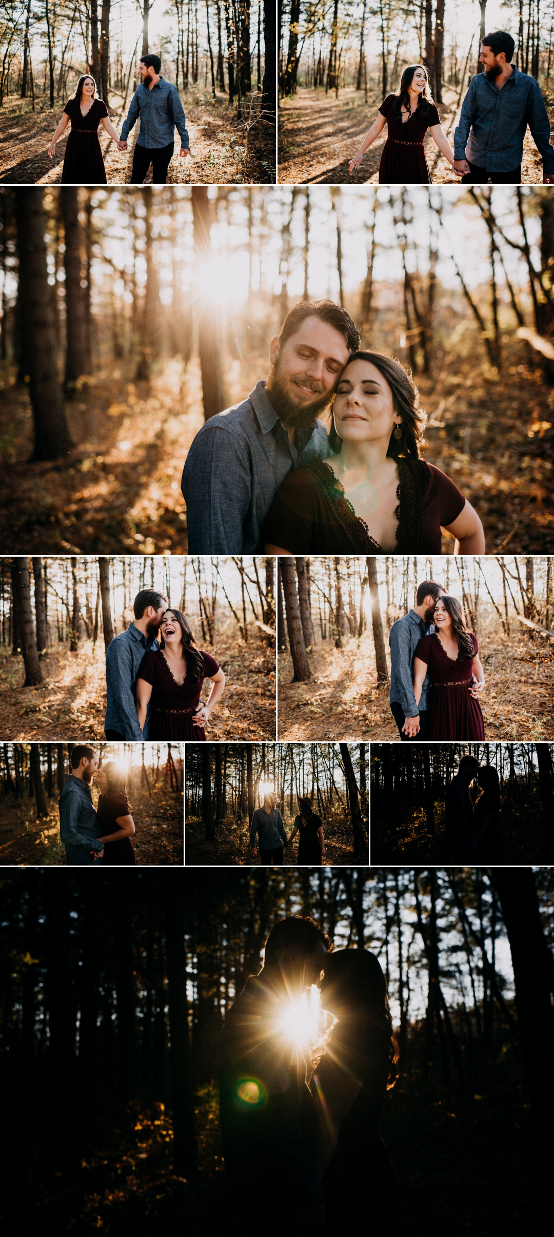 Gorgeous Late Fall Engagement Session at Busch Wildlife Refuge